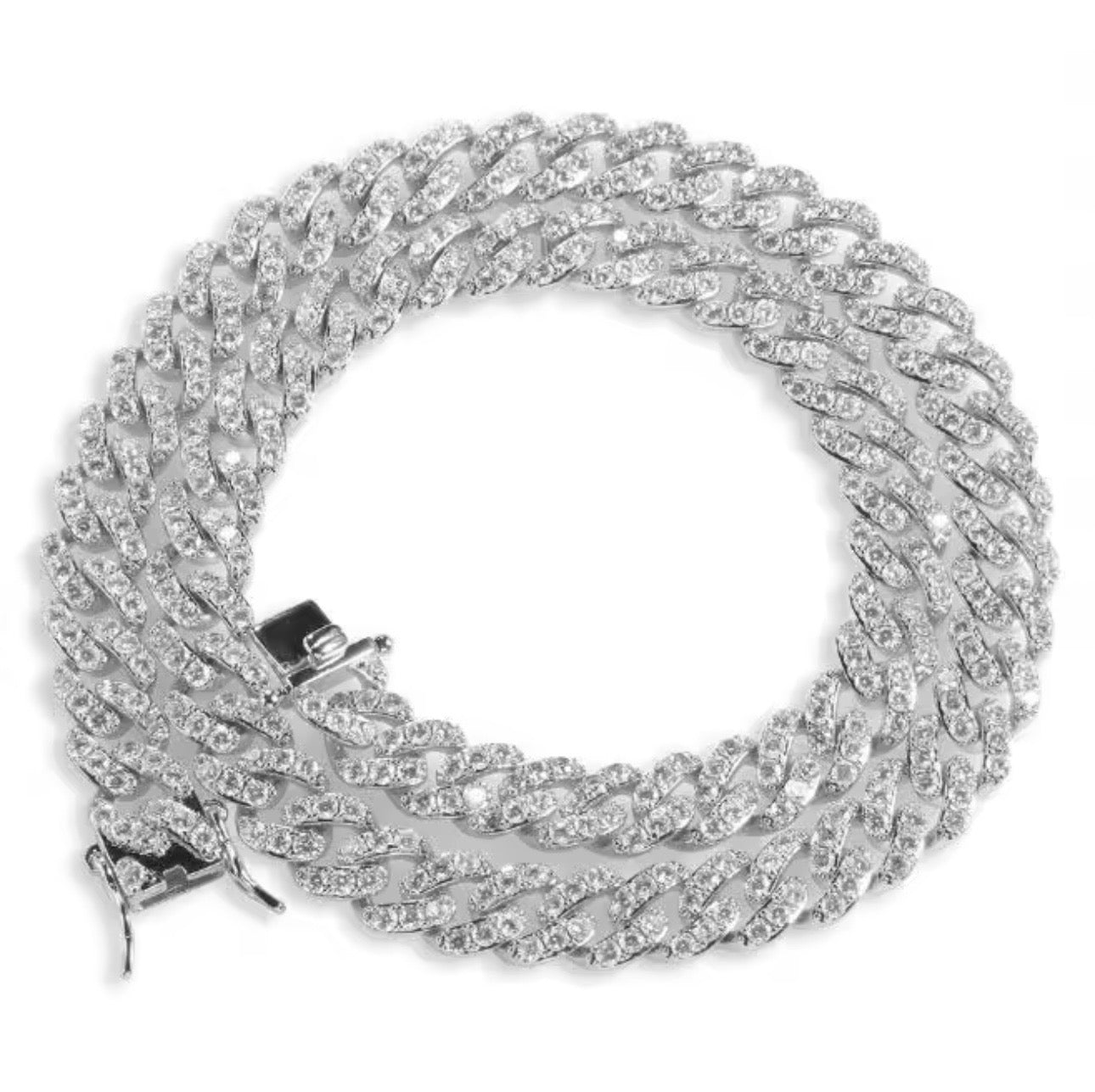 10MM CORRENTE ICED CUBAN LINK