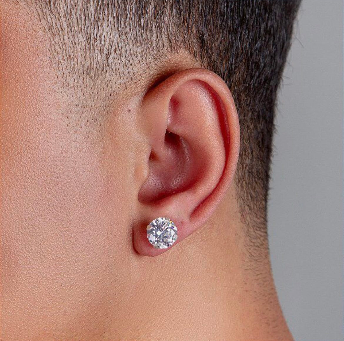 Brincos Prata 925 Diamond (o par)