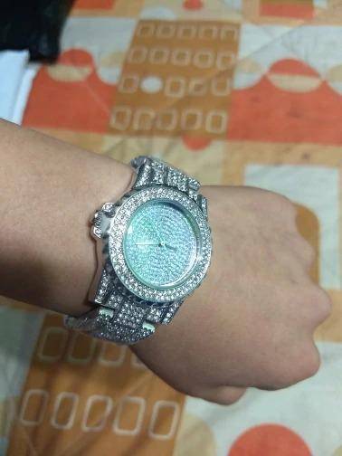 Relógio Iced Out Crystal Cravejado