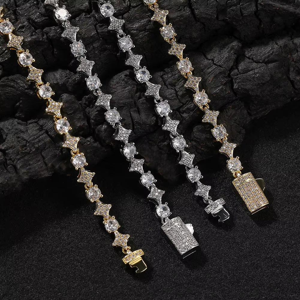 6MM PULSEIRA ICED STAR