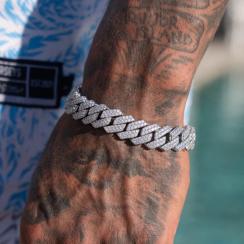 14MM PULSEIRA DIAMOND PRONG LINK