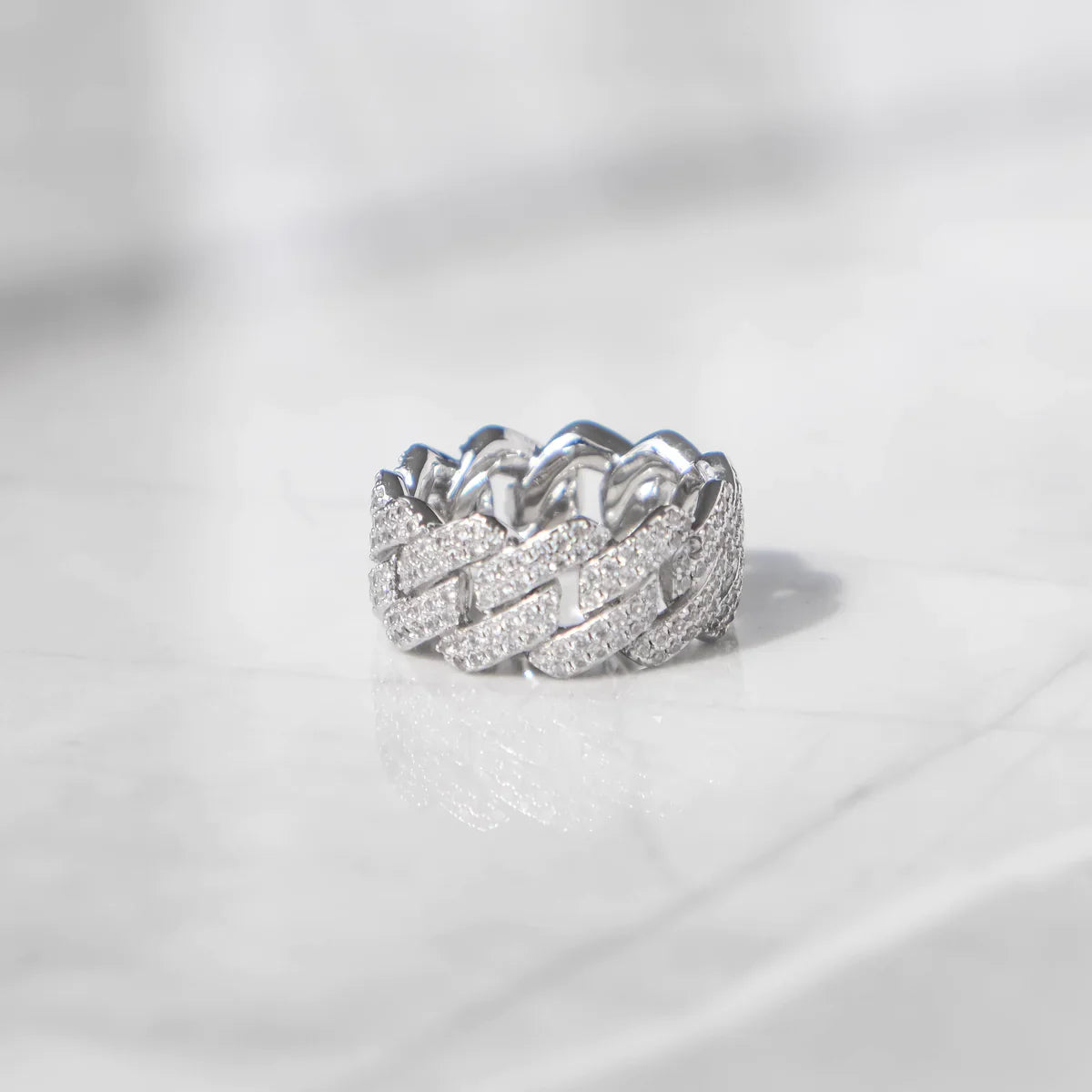 ANEL DIAMOND PRONG - PRATA 925