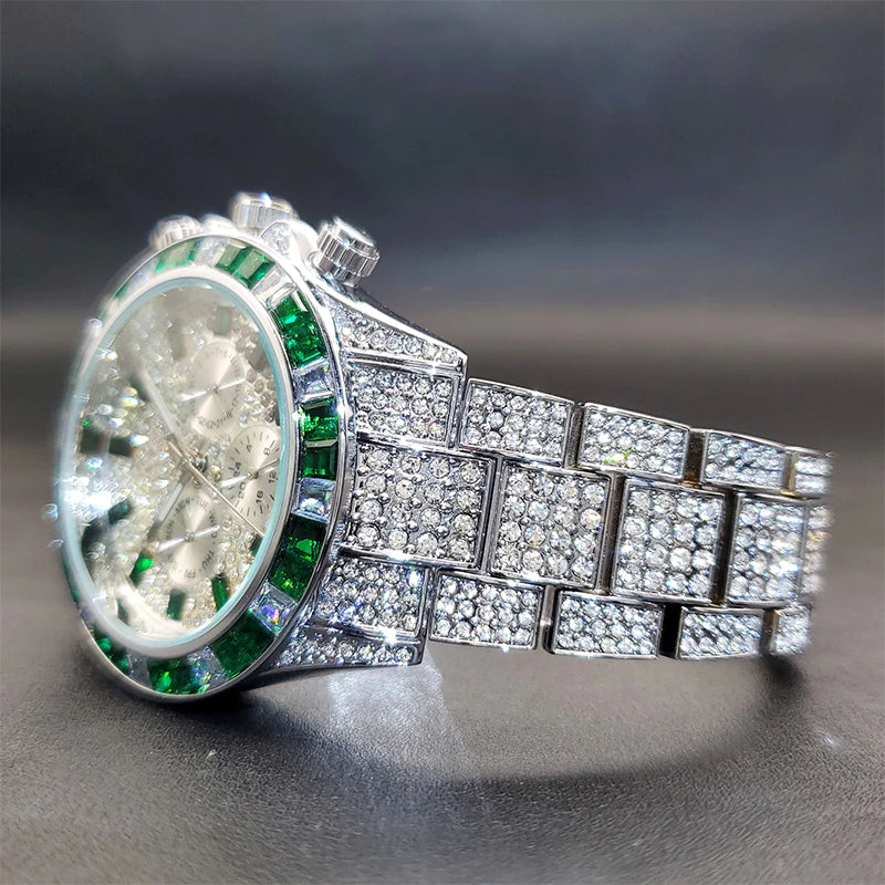 Relógio Emerald (Ice Cravejado)