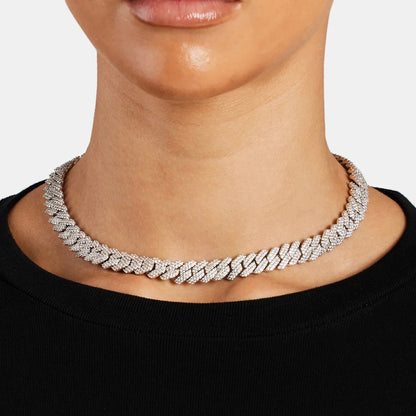12MM CORRENTE DIAMOND PRONG LINK
