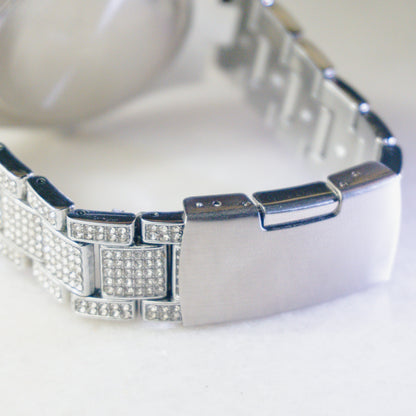 Relógio Holly (Ice Cravejado) Azul