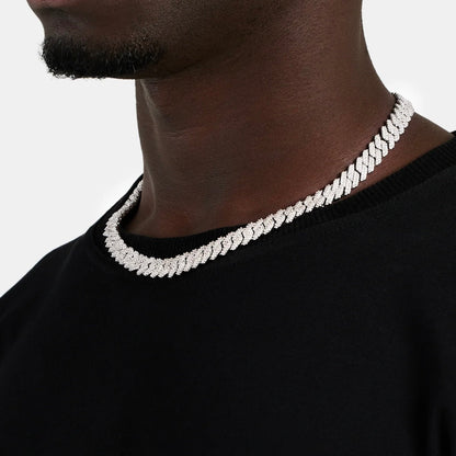 12MM CORRENTE DIAMOND PRONG LINK