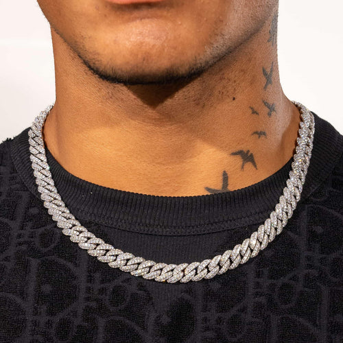 10MM CORRENTE ICED CUBAN LINK