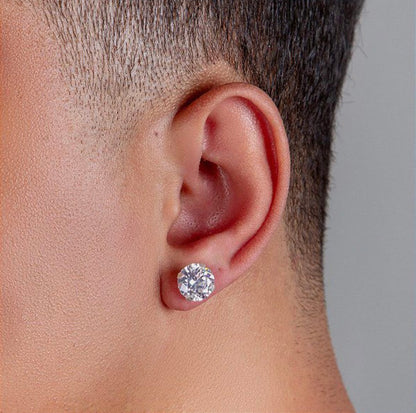 Brincos Prata 925 Diamond (o par)