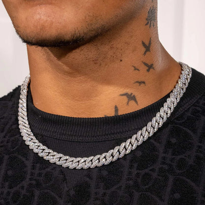 10MM CORRENTE ICED CUBAN LINK