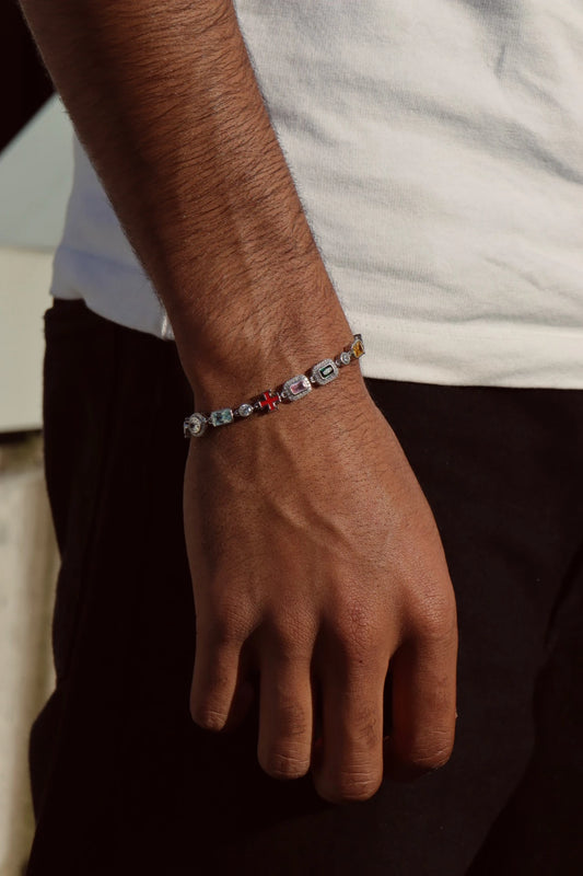 Pulseira com Pedras Múltiplas LC