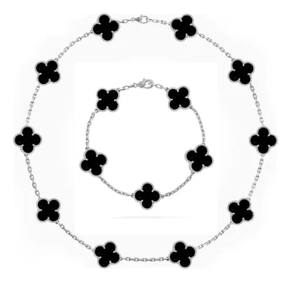 Colar Choker Trevo + Pulseira (Brinde)