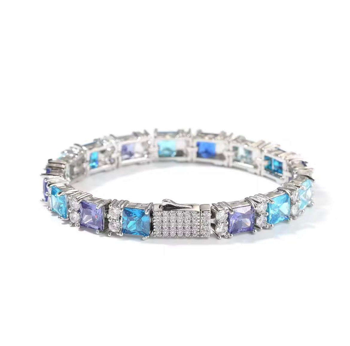 7MM Pulseira Diamond - Prata 925