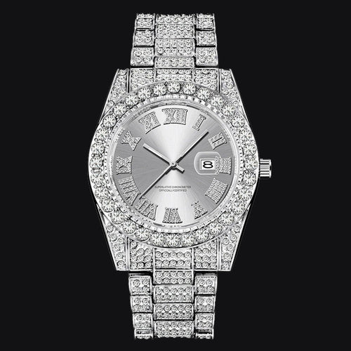 Relógio Grey (Ice Cravejado)