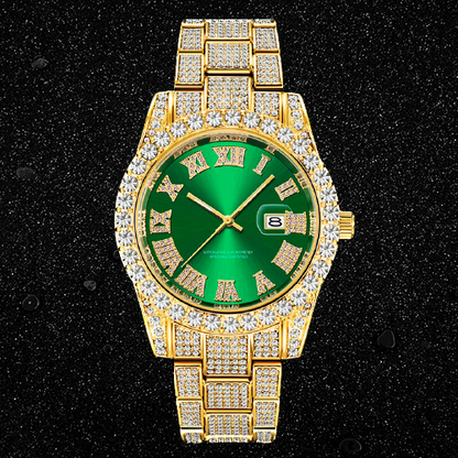 Relógio Holly (Ice Cravejado) Verde