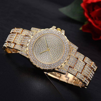 Relógio Iced Out Crystal Cravejado