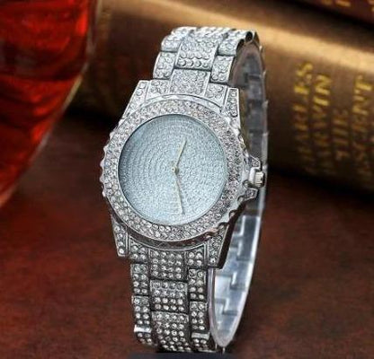 Relógio Iced Out Crystal Cravejado