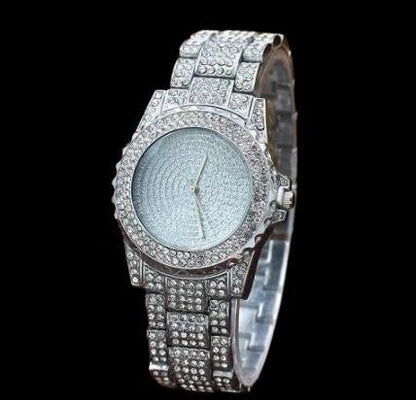 Relógio Iced Out Crystal Cravejado