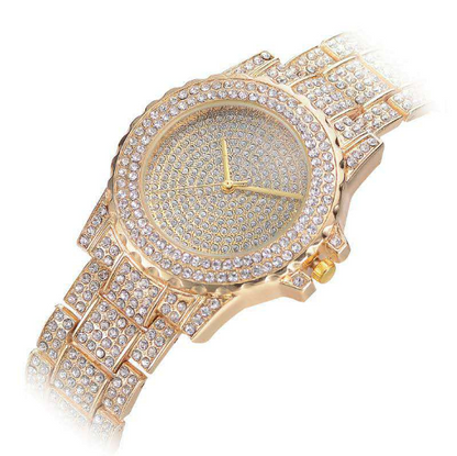 Relógio Iced Out Crystal Cravejado