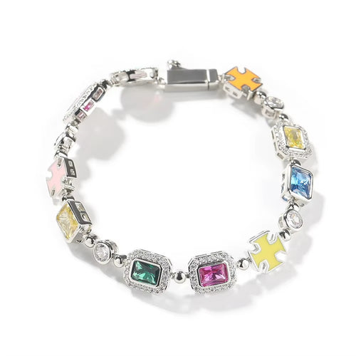 PULSEIRA PEDRAS MÚLTIPLAS PREMIUM LC (8MM)