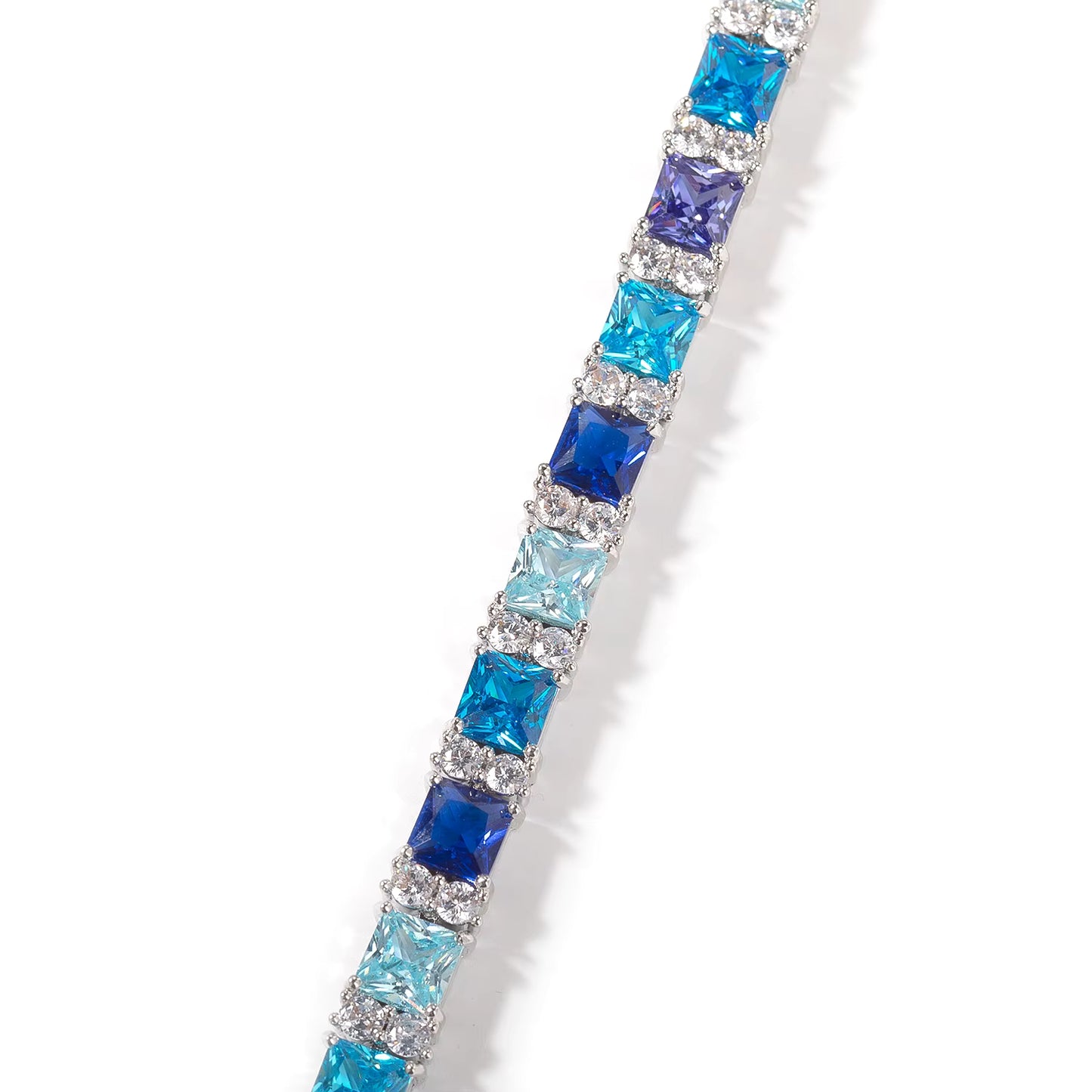 7MM Pulseira Diamond - Prata 925