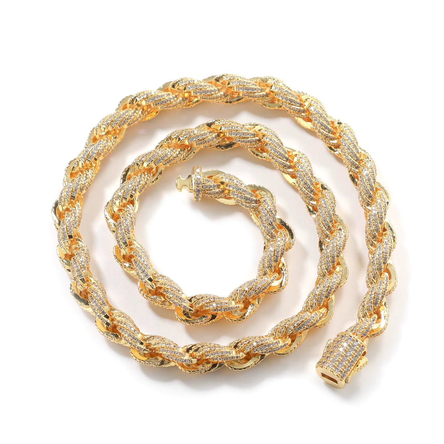 8MM CORRENTE CRAVEJADA ICED ROPE