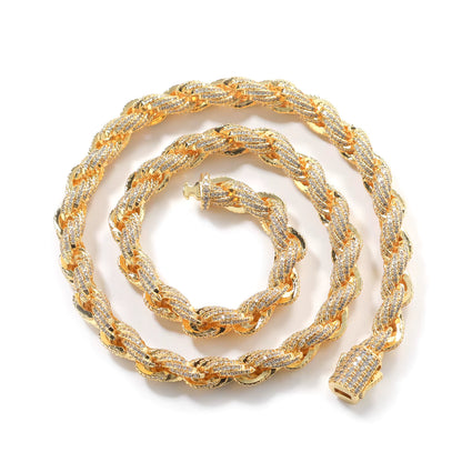 8MM CORRENTE CRAVEJADA ICED ROPE
