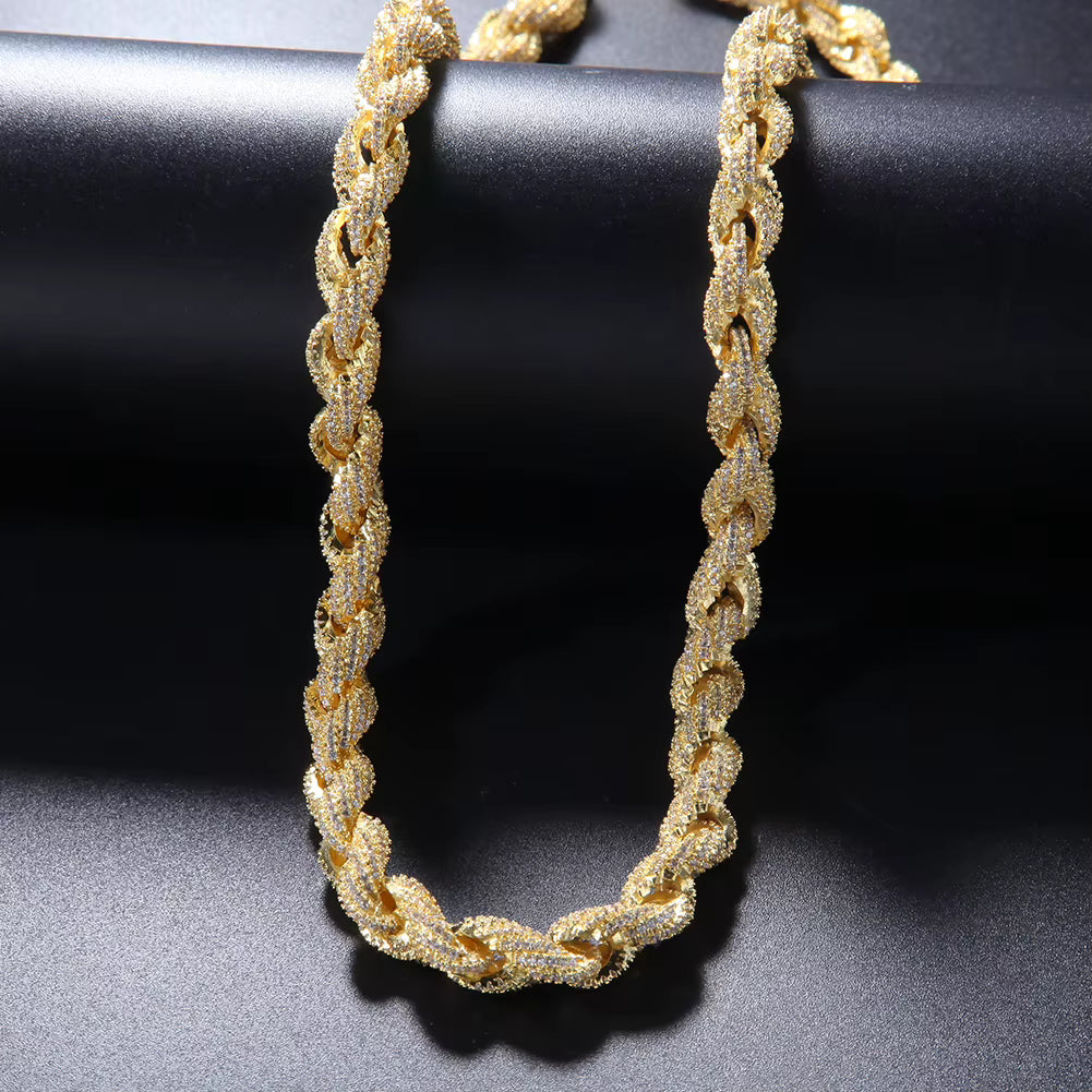 8MM CORRENTE CRAVEJADA ICED ROPE
