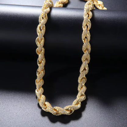 8MM CORRENTE CRAVEJADA ICED ROPE