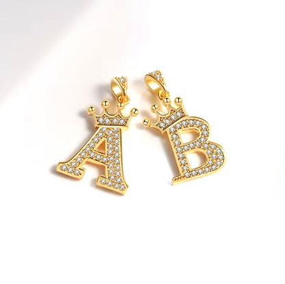 Colar The King LC Personalizado 60 cm (TODAS AS LETRAS DISPONÍVEIS)