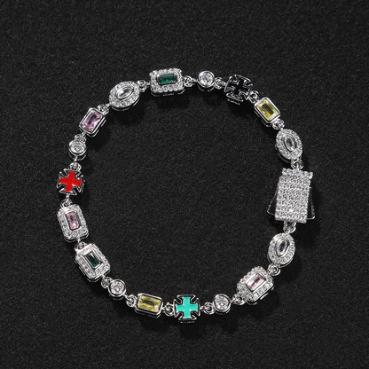 Pulseira Pedras Múltiplas LC (6MM)