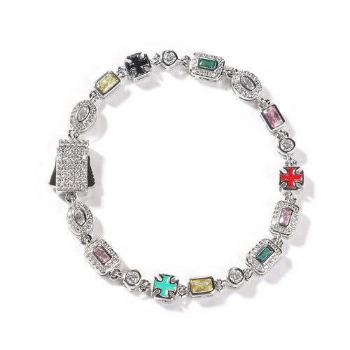 Pulseira Pedras Múltiplas LC (6MM)