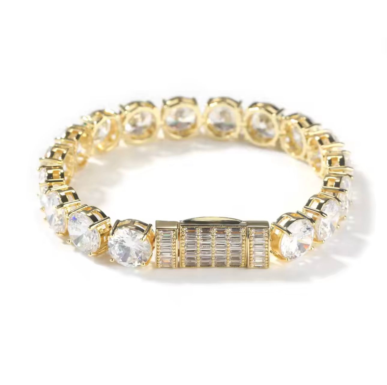 10MM PULSEIRA ROUND CLUSTERED TENNIS