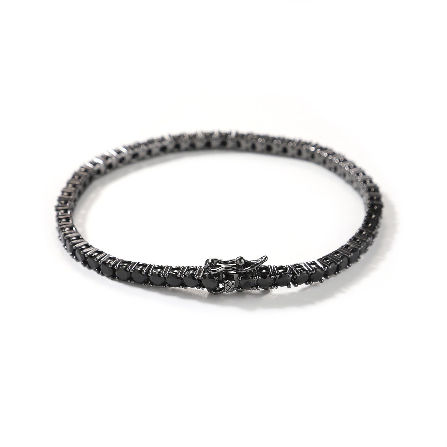 3MM PULSEIRA TENNIS PREMIUM (ALL BLACK)