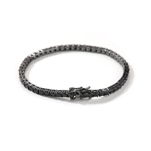 3MM PULSEIRA TENNIS PREMIUM (ALL BLACK)