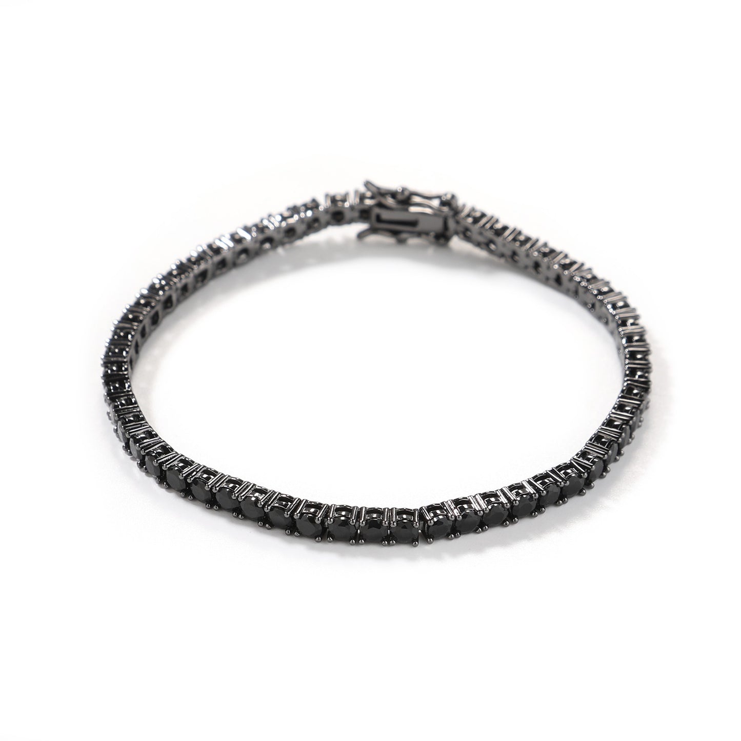 3MM PULSEIRA TENNIS PREMIUM (ALL BLACK)