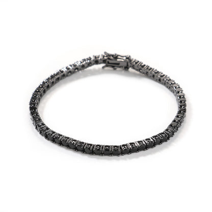3MM PULSEIRA TENNIS PREMIUM (ALL BLACK)