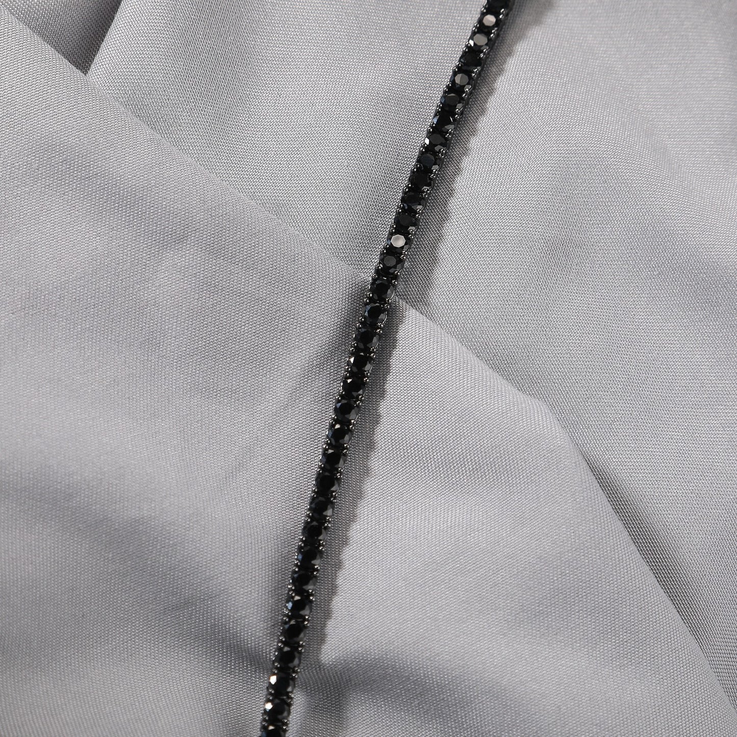 3MM PULSEIRA TENNIS PREMIUM (ALL BLACK)