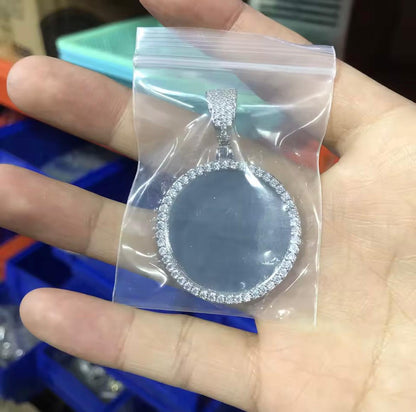 Pingente LC Foto Personalizado e CORRENTE ROPE DE BRINDE