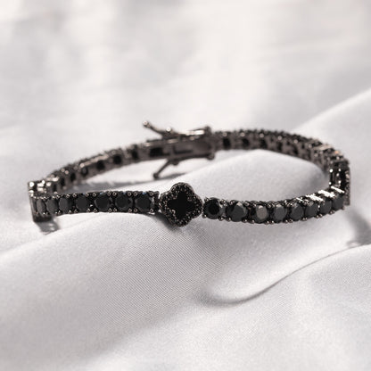 PULSEIRA 4MM RIVIERA TREVO LC PREMIUM