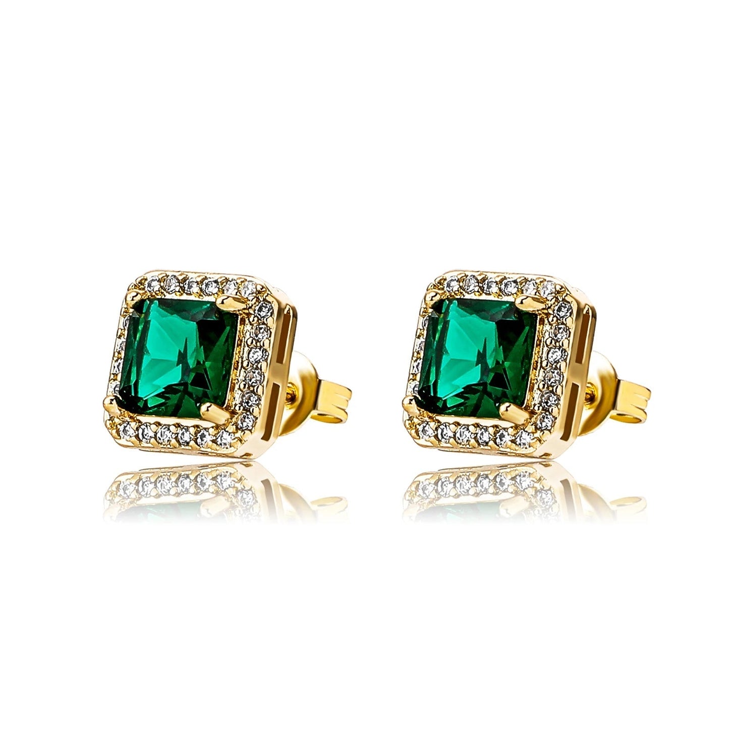 Brinco Masculino Quadrado 9mm (o par)