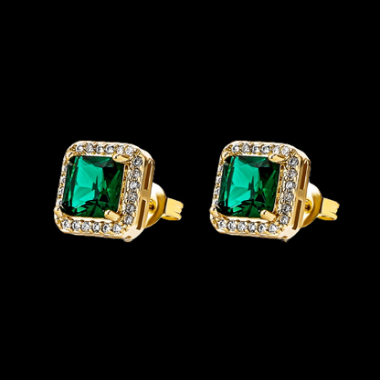 Brinco Masculino Quadrado 9mm (o par)