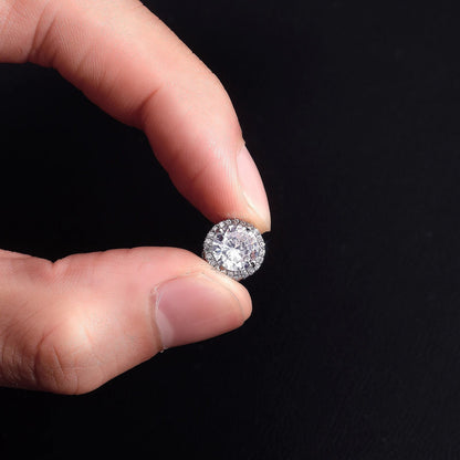 Brinco Masculino Redondo 4mm (o par)