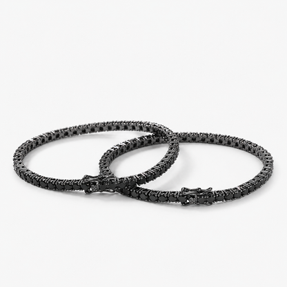 DUO 3MM PULSEIRA TENNIS PREMIUM — ESCOLHA 2 CORES
