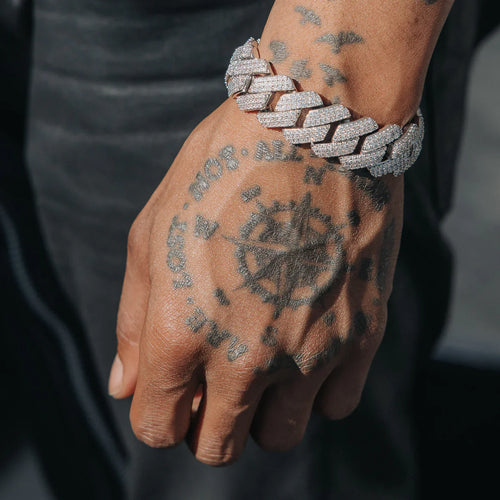 20MM PULSEIRA DIAMOND PRONG LINK