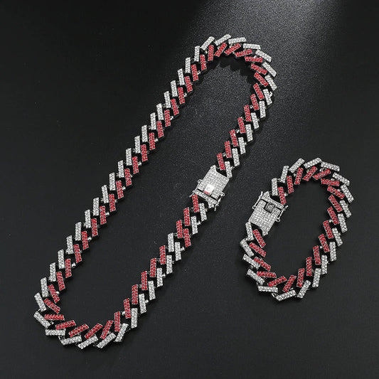 Kit Cuban Miami Red (Ice Cravejado) 15mm