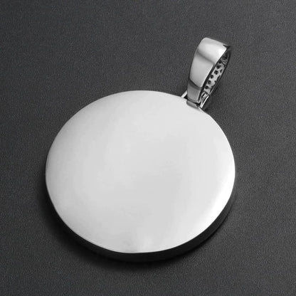 Pingente LC Foto Personalizado e CORRENTE ROPE DE BRINDE