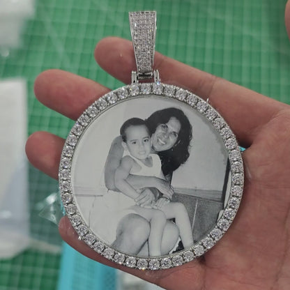 PINGENTE LC FOTO PERSONALIZADO (CORRENTE ROPE DE BRINDE)