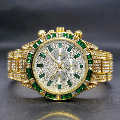 Relógio Emerald (Ice Cravejado)