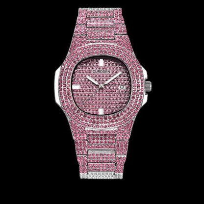 Relógio Ice Luxury Rosa